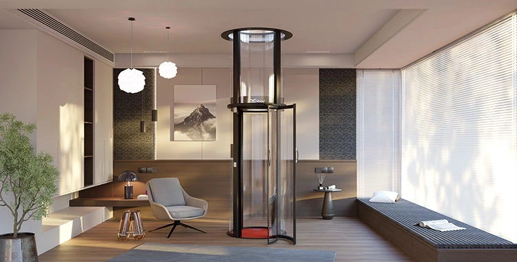Panoramic Glass Elevators for Modern Homes in Mexico